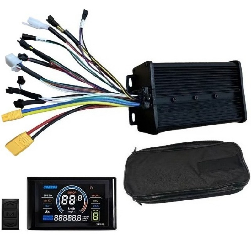 72V 45A Dual Controller - Kontroler Ebike Gelombang Sinus 48V/72V 45A