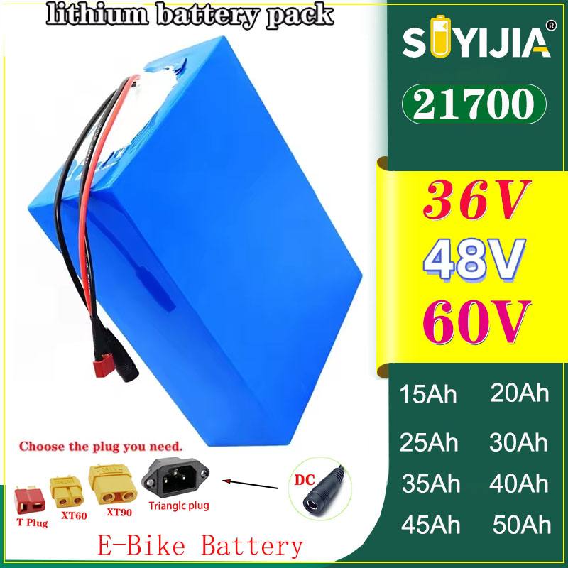 60V 30Ah 21700 Battery Pack - Baterai Ebike 36V 48V 60V 50ah
