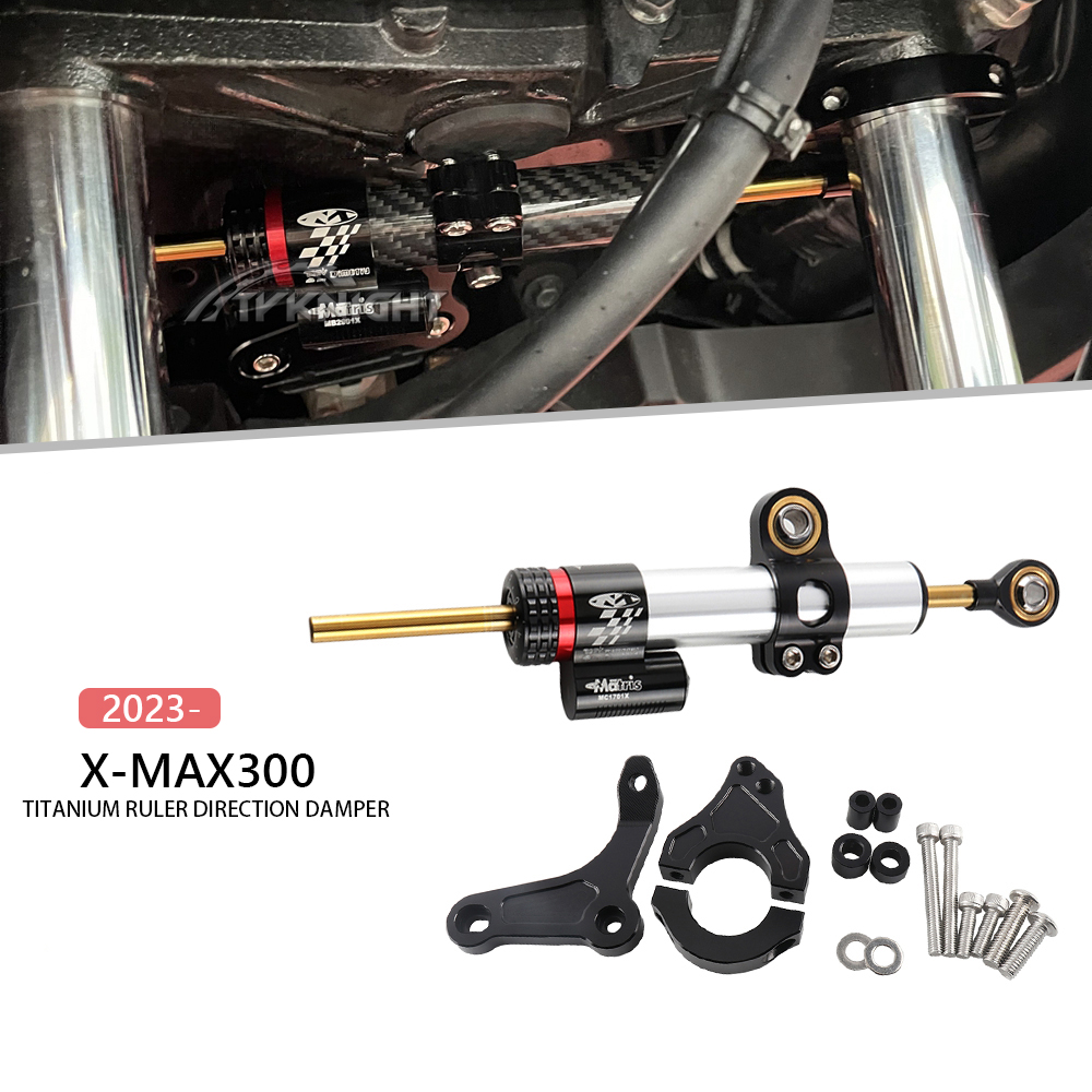 Steering Damper Stabilizer Kit Cnc - Penstabil kemudi CNC, aksesoris motor, Kit
