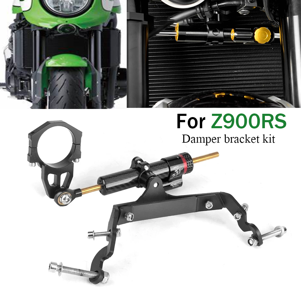 Steering Damper Stabilizer Kit Cnc - Braket peredam kemudi sepeda motor, aksesoris