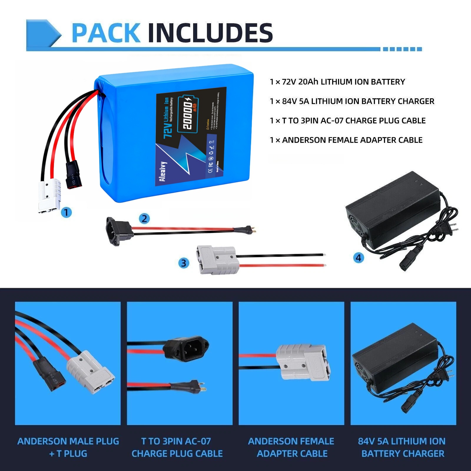Baterai 72V 20S4P 20AH 20S6P 3 - 72V 30Ah Lifepo4 Battery Pack ulasan dan harga